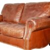 Vintage Brown Leather Sofa Hire London, South East