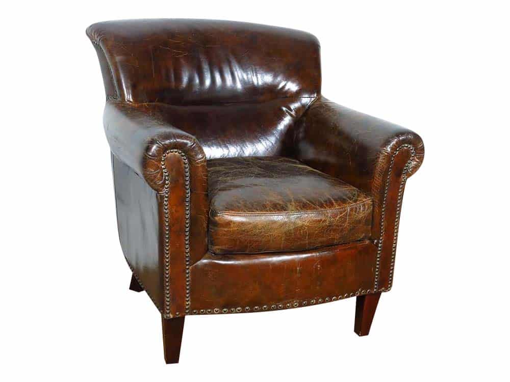 Brown Leather Chair for Hire