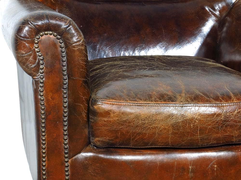 Brown Leather Chair for Hire