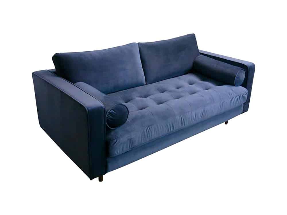 Navy Velvet Sofa for Hire