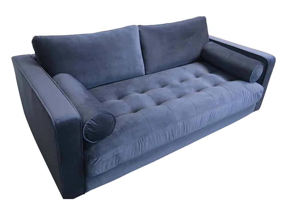 Navy Velvet Sofa for Hire