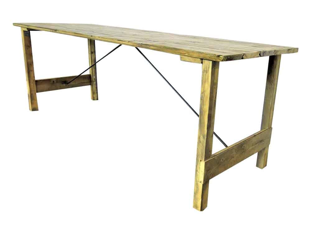 Vintage Trestle Table for Hire Scotland