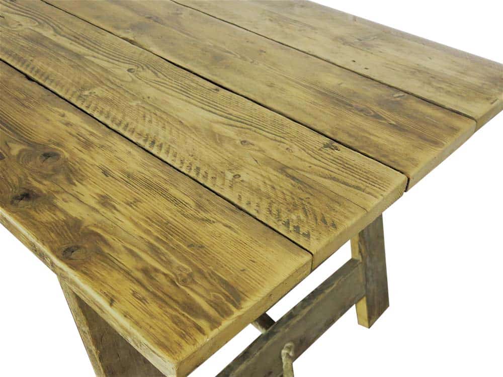 Vintage Trestle Table for Hire Scotland