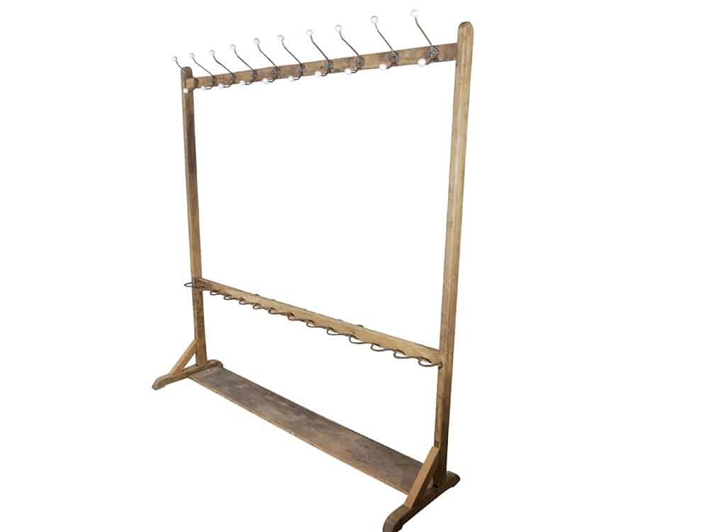 French Vintage Coat Rack for Hire