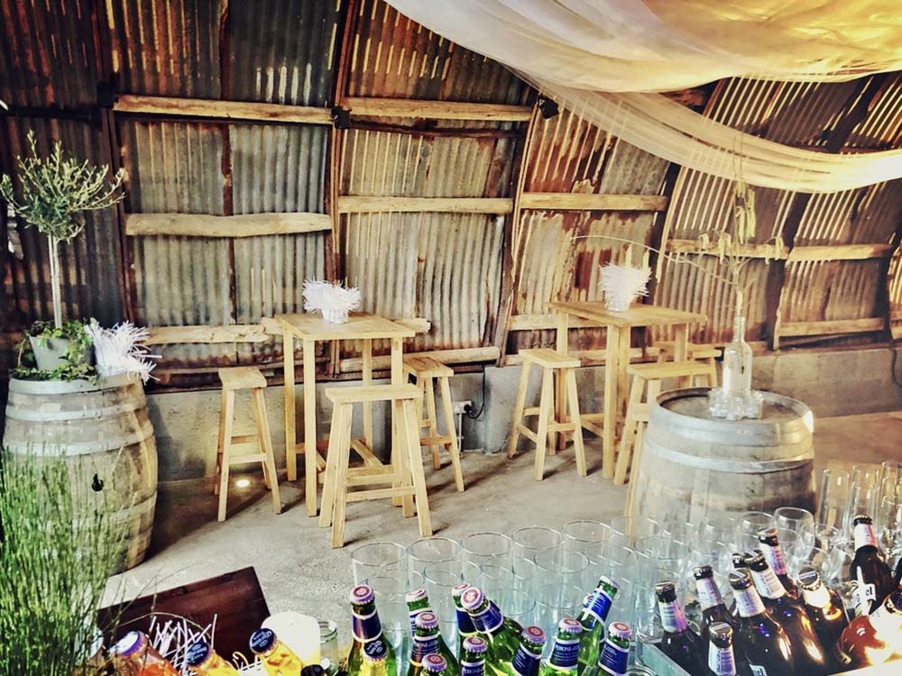 Rustic Wooden Stools for Hire Devon