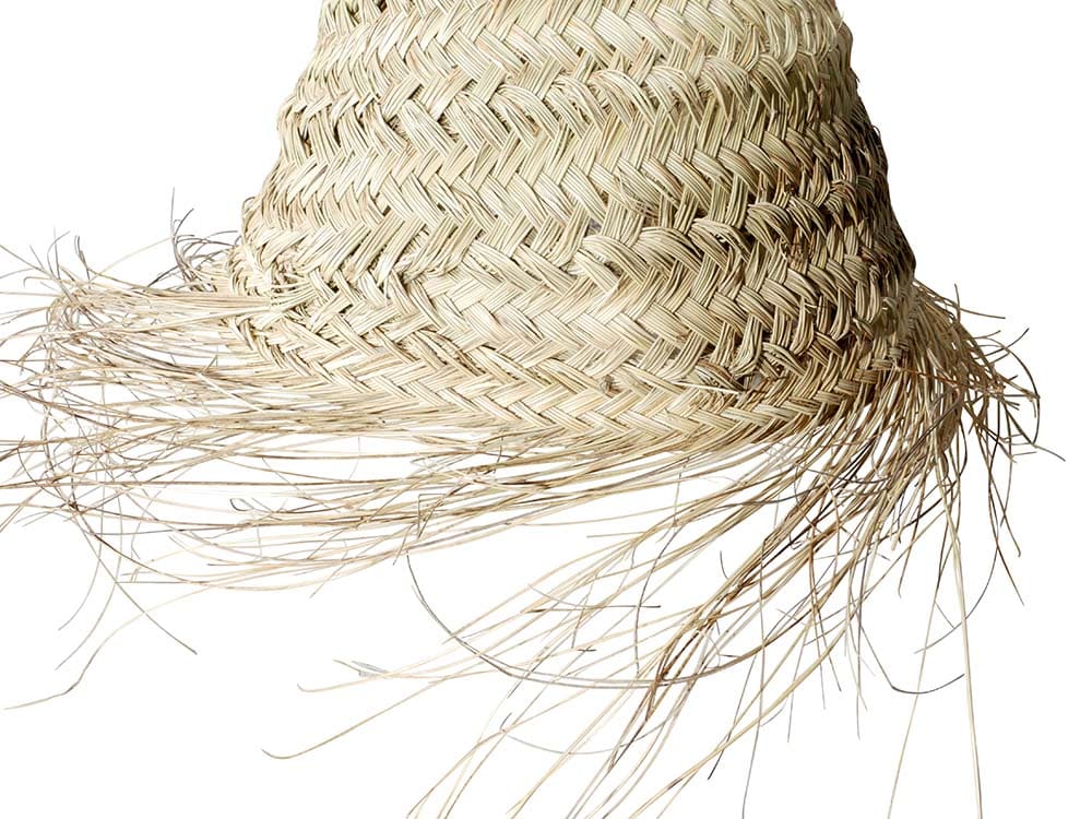 Conical Seagrass Lampshade for hire