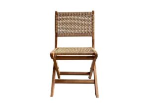 Wood and Rattan Folding Chair Hire London, Surrey, Berkshire