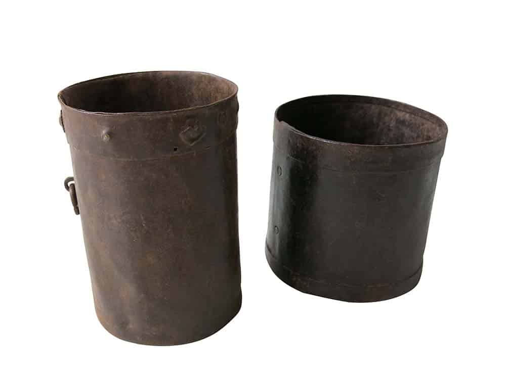 Aged Metal Pots for Hire