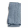 Pure Linen Napkin For Hire. Dusty Blue