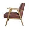 Felix Armchair Image 2 1 a Danish Leather Armchair for Hire