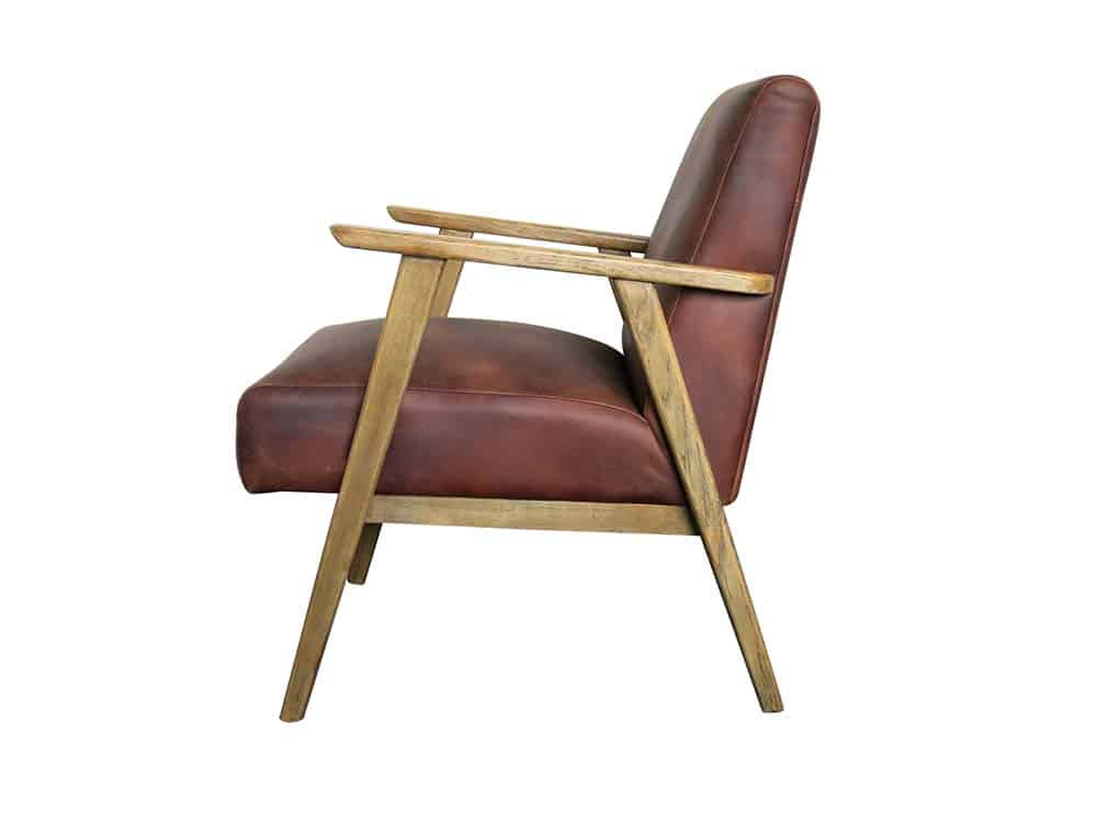 Danish Leather Armchair for Hire