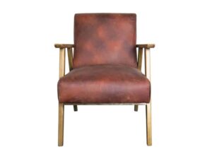 Danish Leather Armchair for Hire