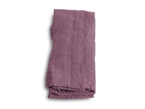 Pure Linen Napkin For Hire. Old Rose