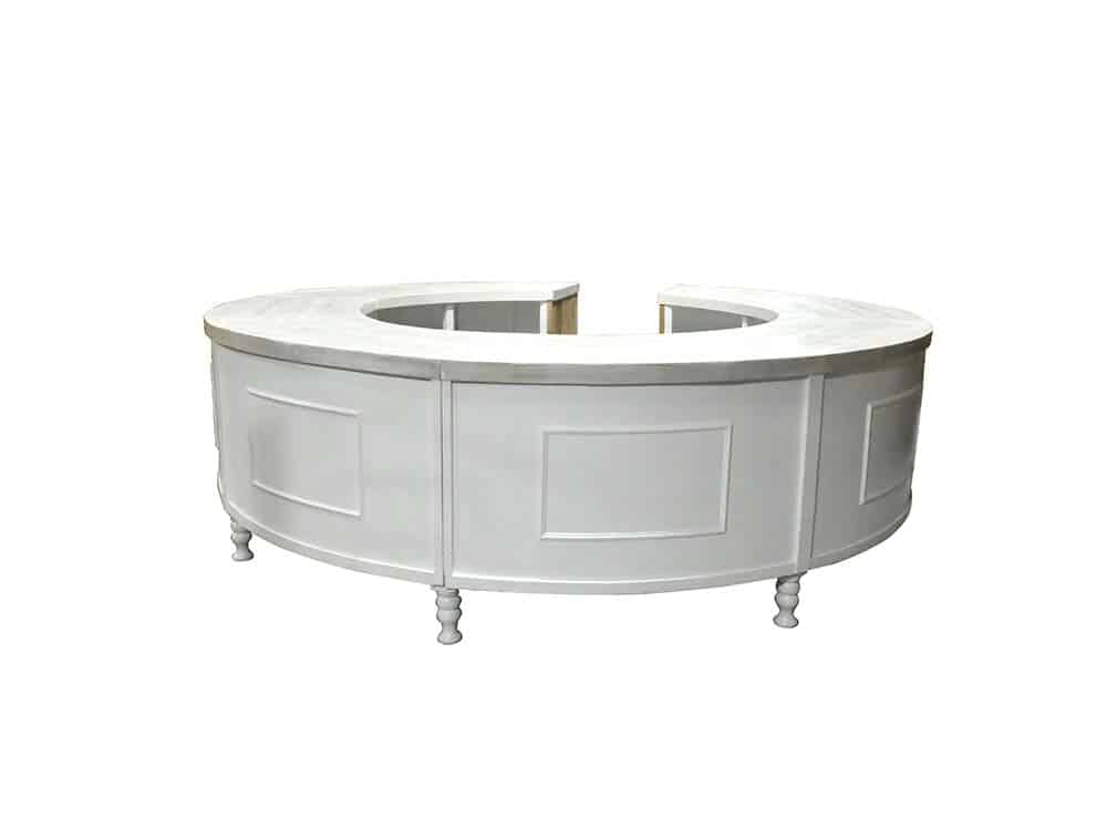 White Round Bar for Hire