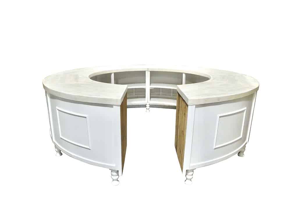 White Round Bar for Hire