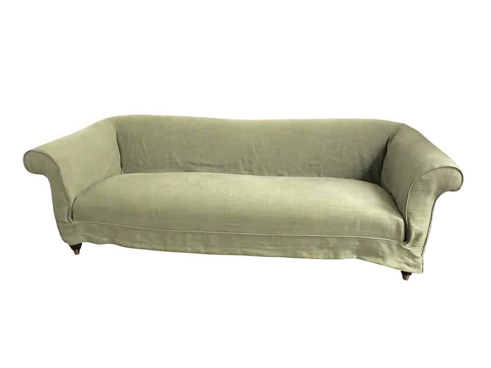 Green Linen Sofa Hire