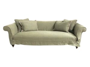 Green Linen Sofa Hire