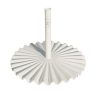 Clamshell Base 1 a White Parasol for Hire