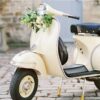 Cream-Vespa-a Cream Scooter for Hire