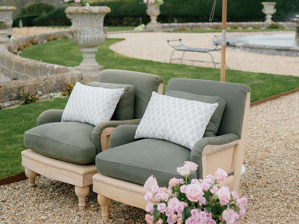 Upholstered Armchair for Hire