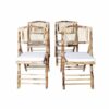Bamboo Folding Chairs Hire for Weddings Devon, Somerset, South West