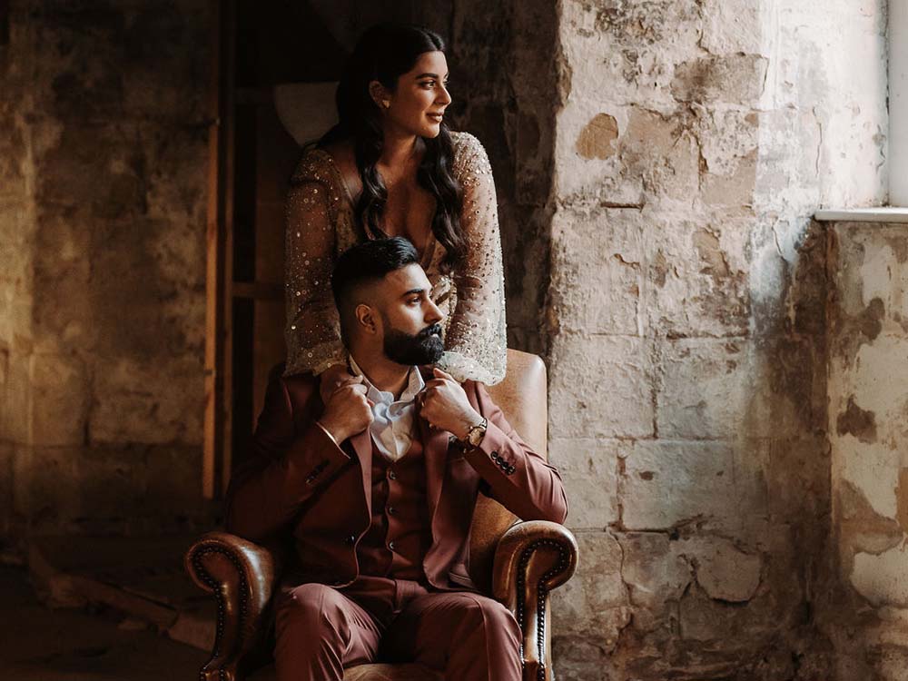 Distressed Leather Arm Chair Hire,