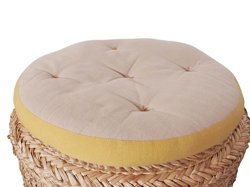 Seagrass Floor Pouf Hire