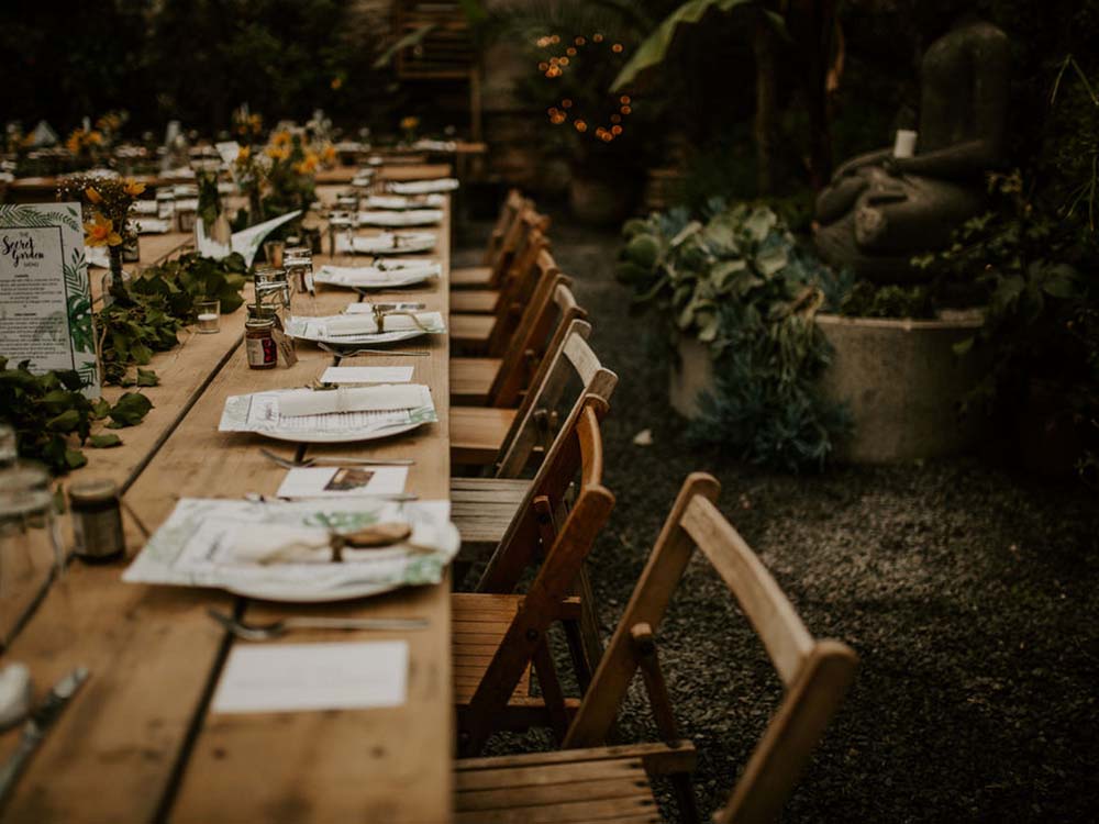 Rustic Wooden Folding Chair Hire Bristol, Dorset, Hampshire