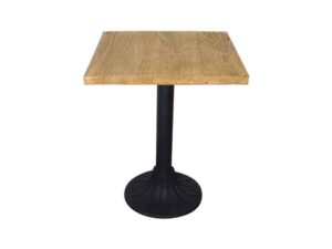 Elm Topped Cafe Table for Hire