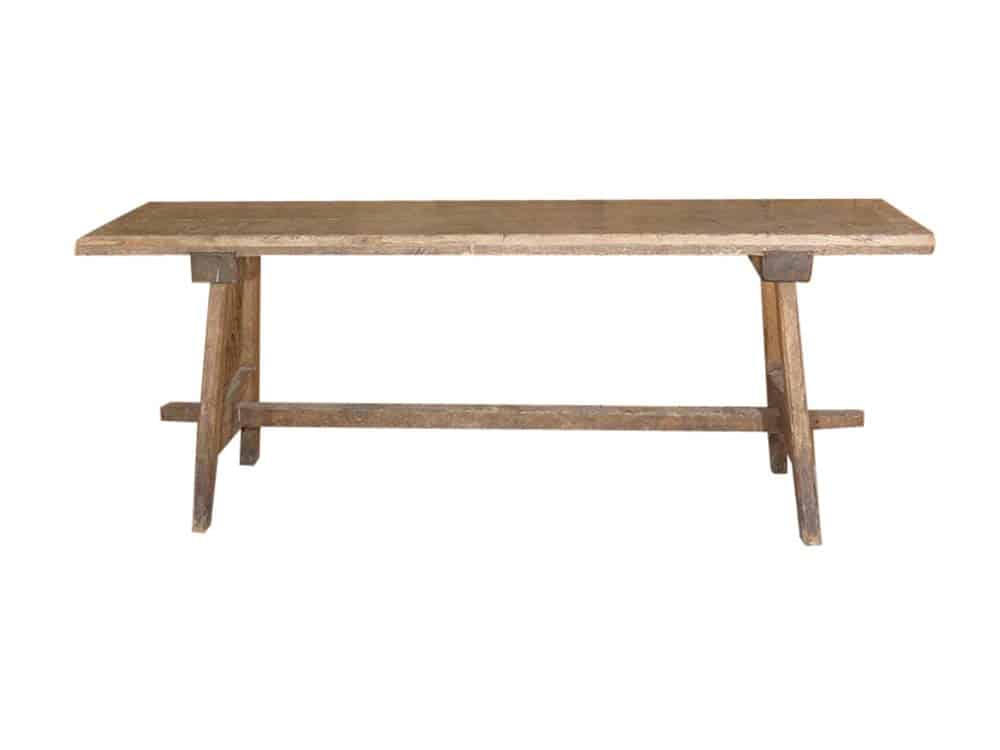 Antique French Trestle Table for Hire