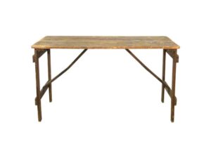 Vintage Wooden Trestle Table for Hire