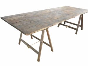Vintage Wooden Trestle Table Hire
