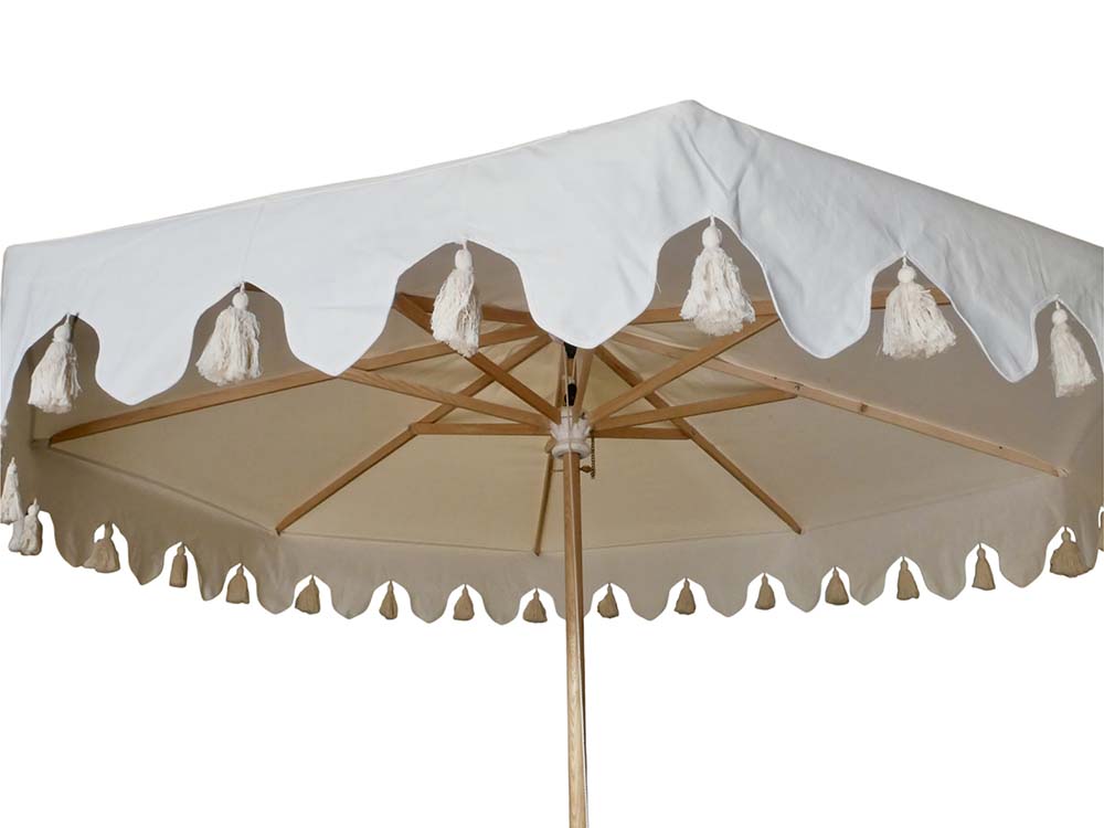 White Parasol for Hire