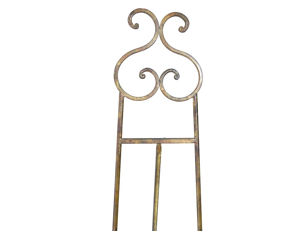 Ornate Iron Easel for Hire