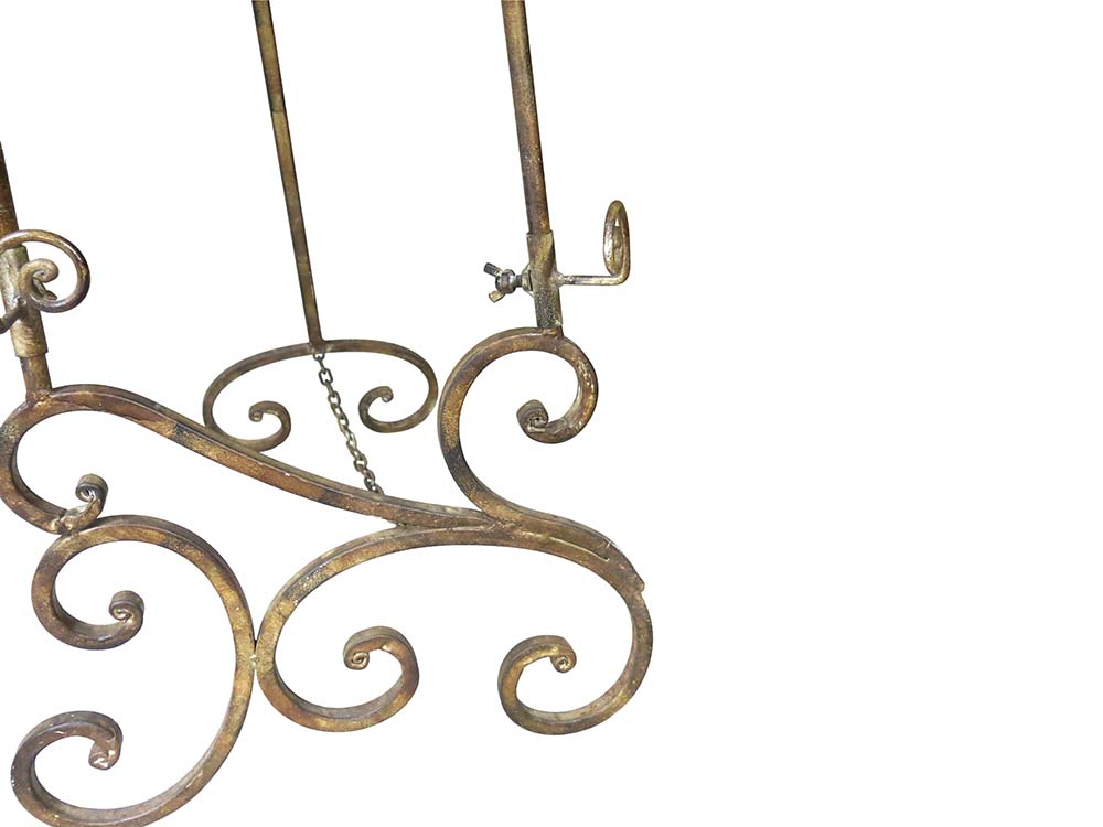 Ornate Iron Easel for Hire