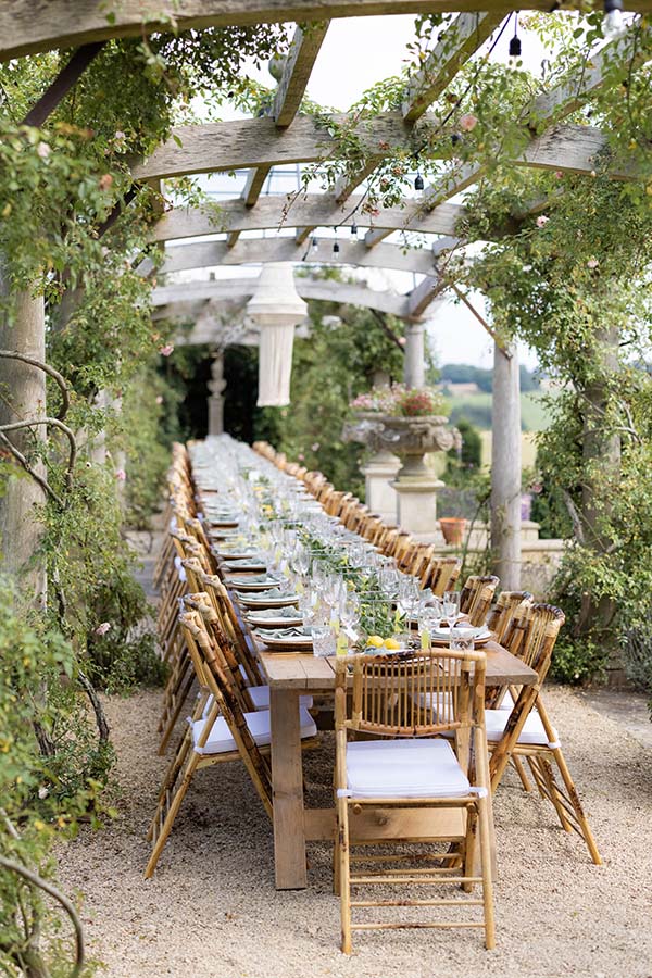 Summer Outside: Furnishing Perfect Alfresco Weddings and Events